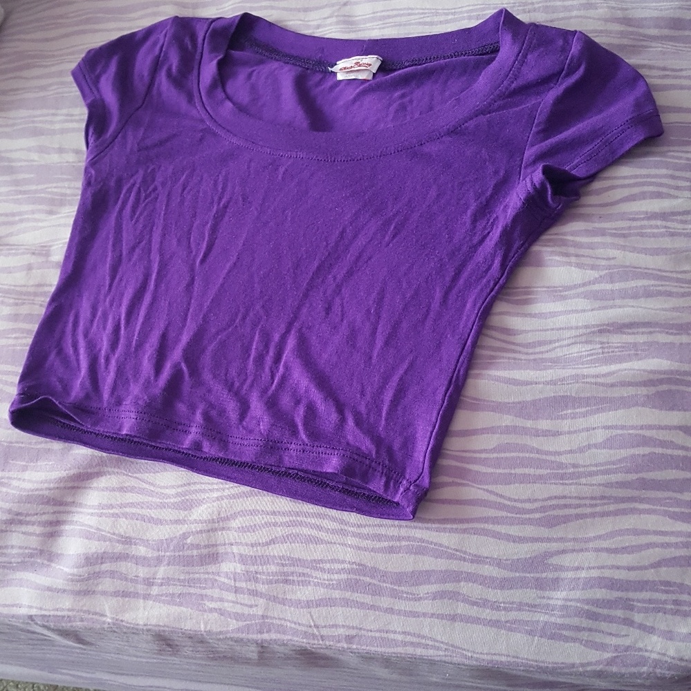 Purple Crop Top